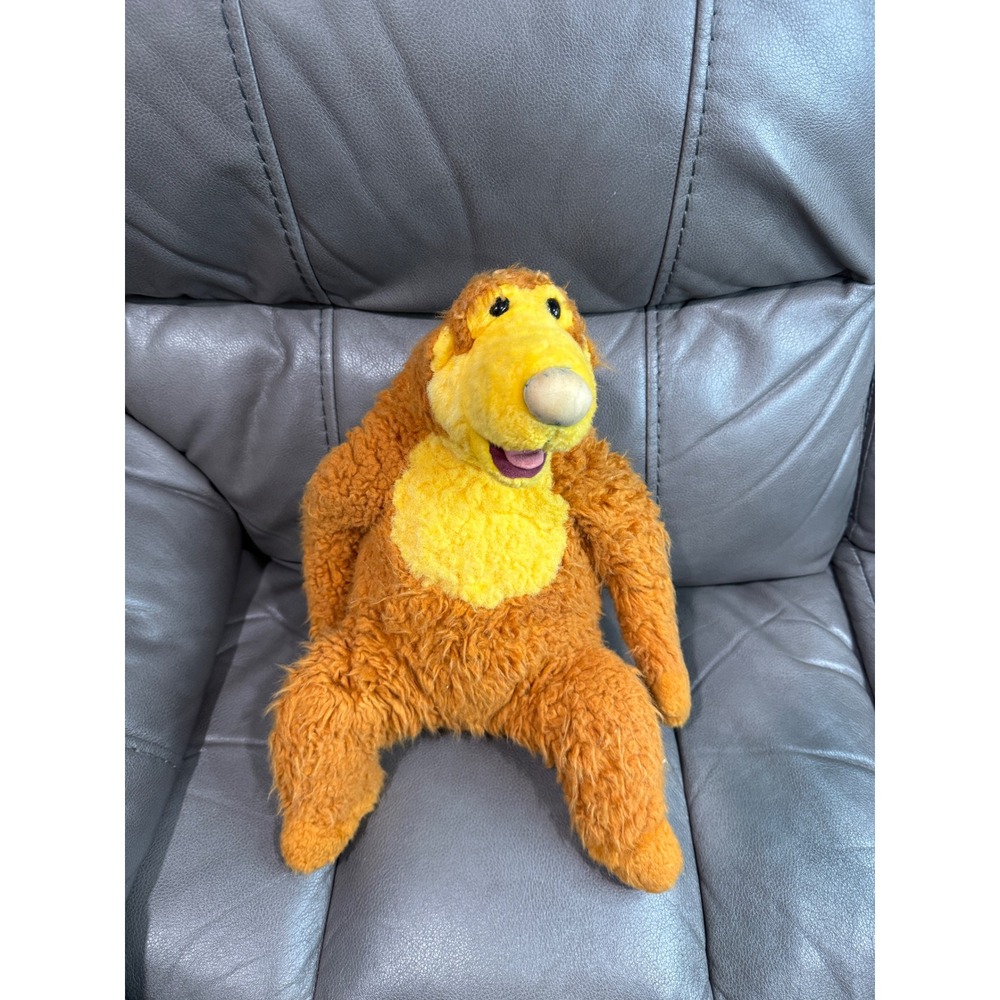 Vintage Bear in the Big Blue House Plush Disney Jim Henson Orange 17 Inch Toy